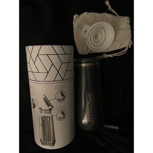 NEW In Box Bromate 12 Oz Wine Glass Gray